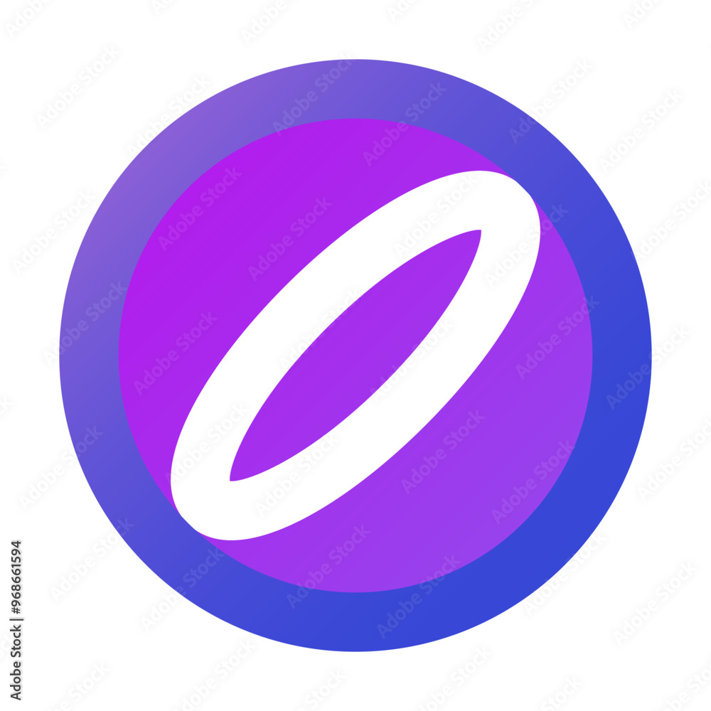 Sphere Icon Gradient Filled Two-Tone Style Sphere Icon Gradient Filled Two-Tone Style