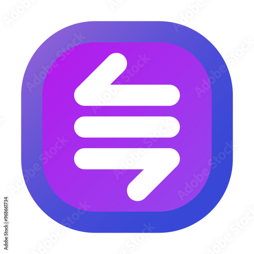 More or Less Icon Gradient Filled Two-Tone Style