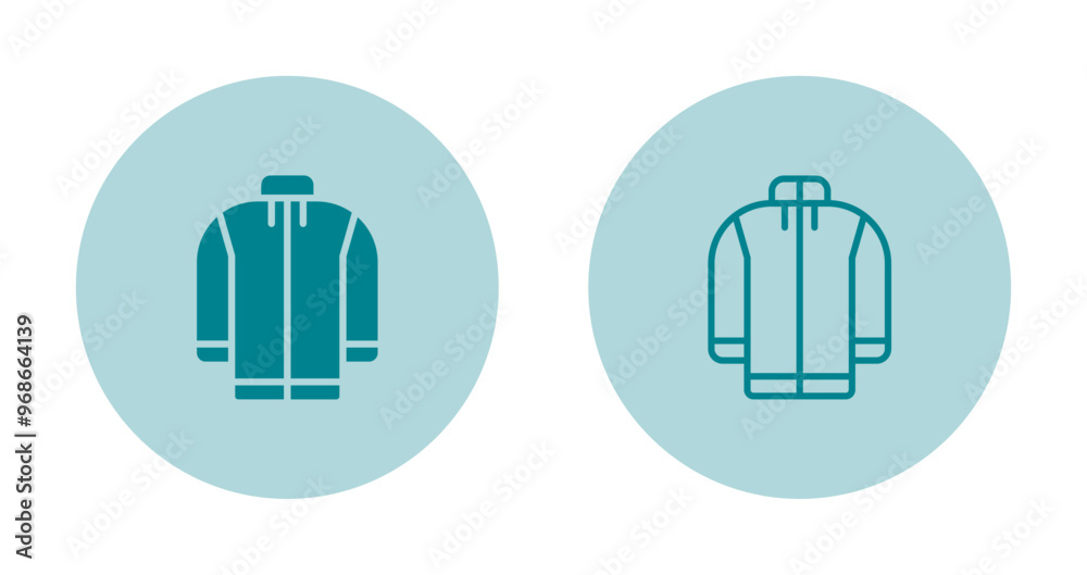 Fleece jacket Vector Icon