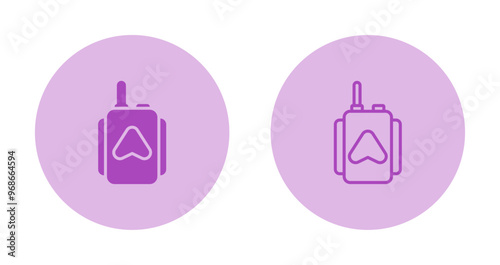 Handheld GPS Vector Icon