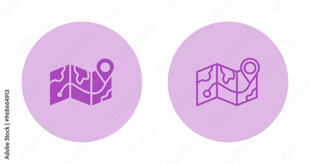 Map Vector Icon Map Vector Icon