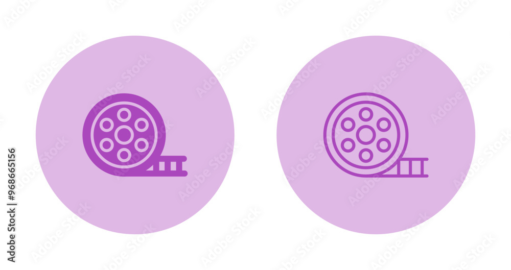 Movie Reel Vector Icon Movie Reel Vector Icon