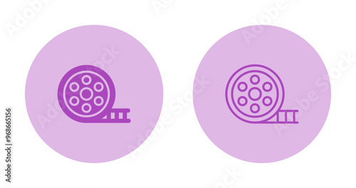 Movie Reel Vector Icon