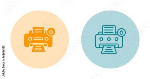 Inkjet Printer Vector Icon