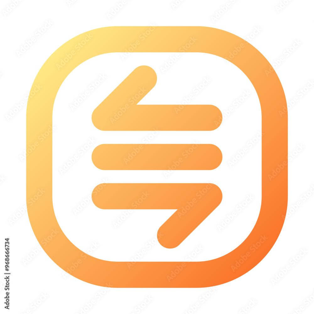 More or Less Icon Gradient Outline Style More or Less Icon Gradient Outline Style