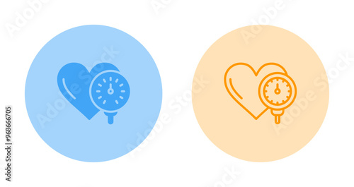 Blood Pressure Monitor Vector Icon