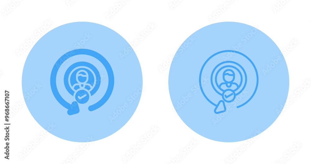 Customer Retention Vector Icon Customer Retention Vector Icon