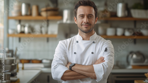 Fototapeta Naklejka Na Ścianę i Meble -  Chef in the Kitchen