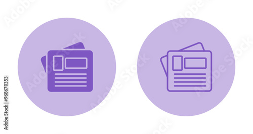 Newspaper Vector Icon