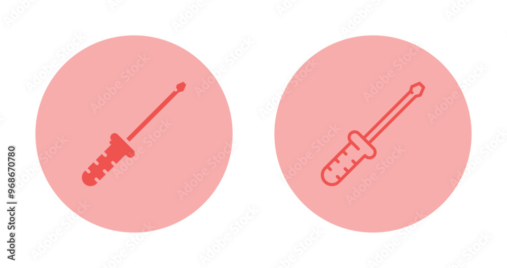 Screwdriver Vector Icon Screwdriver Vector Icon