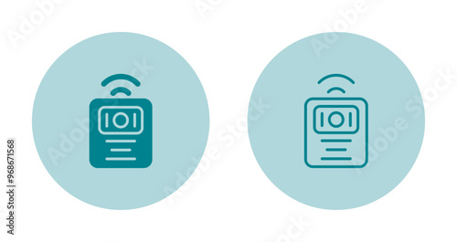  Wireless Intercom Vector Icon