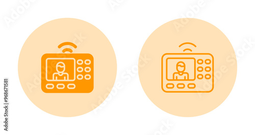 Intercom System Vector Icon