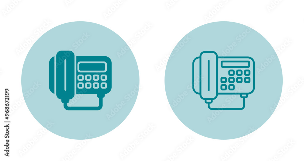 Fax Machine Vector Icon Fax Machine Vector Icon