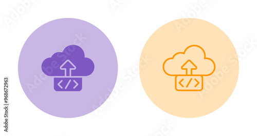 Cloud Deployment Vector Icon