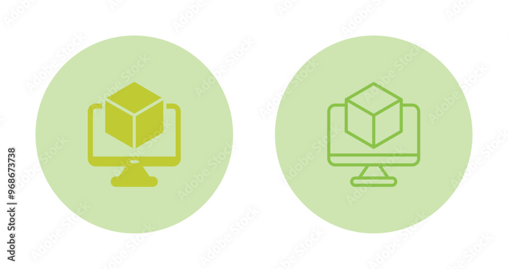 Network Virtualization Vector Icon Network Virtualization Vector Icon