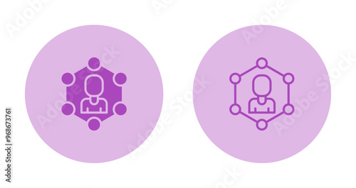 Network Segmentation Vector Icon