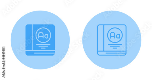 Dictionary Vector Icon