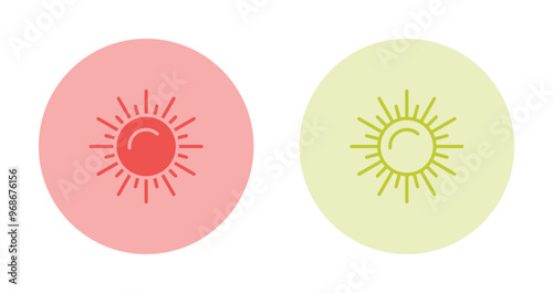 Sun Vector Icon