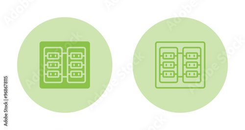 Server Room Vector Icon