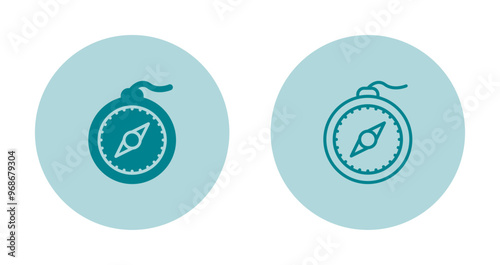 Compass Vector Icon