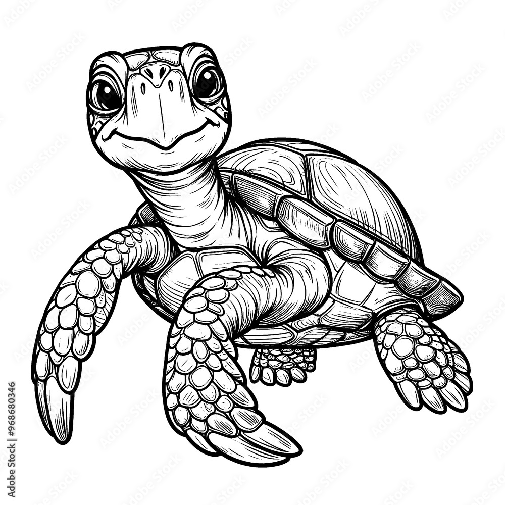 Fototapeta premium Turtle picture, general use picture, and very beautiful.