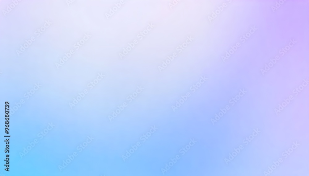 Obraz premium Soft, smooth blurred gradient transitioning from light blue to pink.