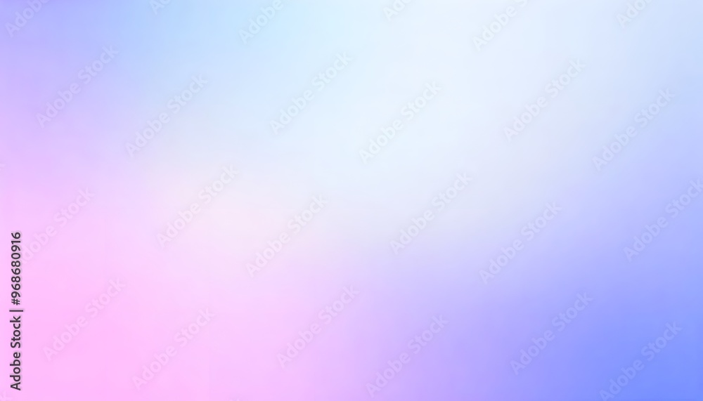 Fototapeta premium Soft, smooth blurred gradient transitioning from light blue to pink.
