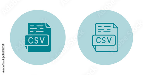 CSV Vector Icon