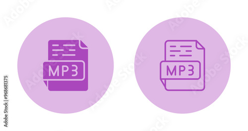 MP3 Vector Icon