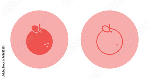Orange Vector Icon