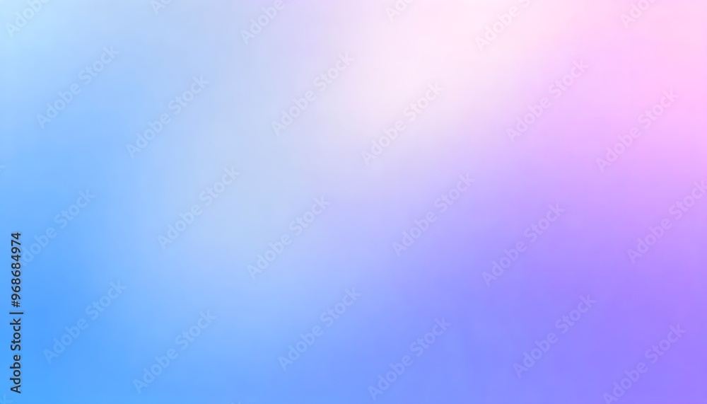 Fototapeta premium Soft, smooth blurred gradient transitioning from light blue to pink.