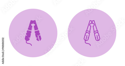 Cable Clamp Vector Icon