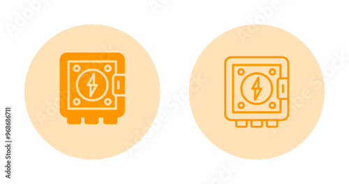 Electrical Panel Vector Icon