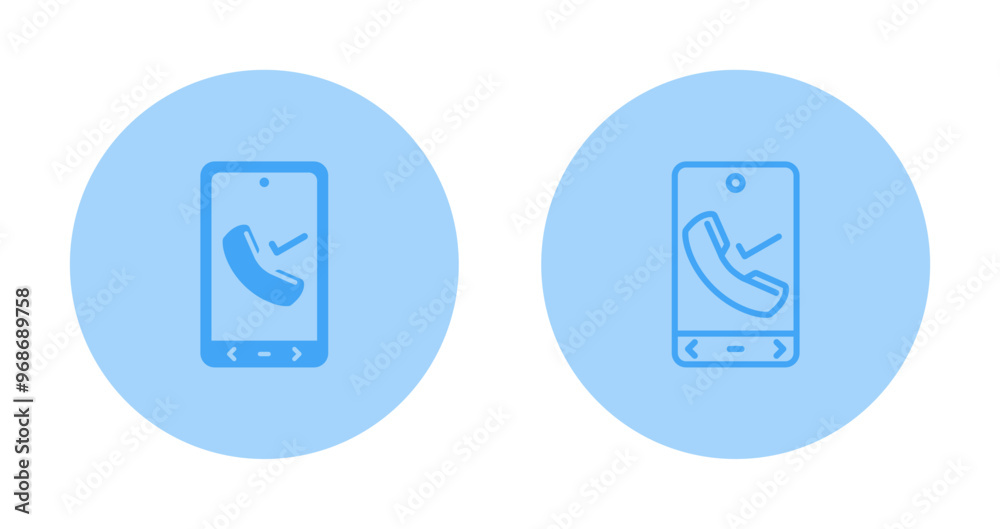 Call Recived Vector Icon Call Recived Vector Icon