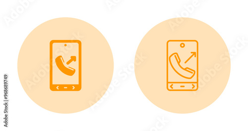 Out Going Call Vector Icon