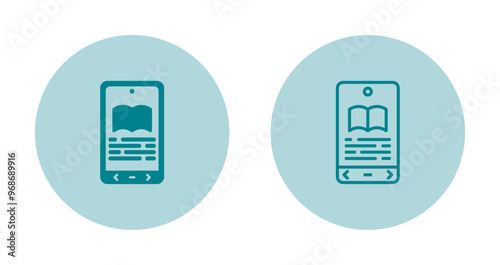 E book Reader Vector Icon