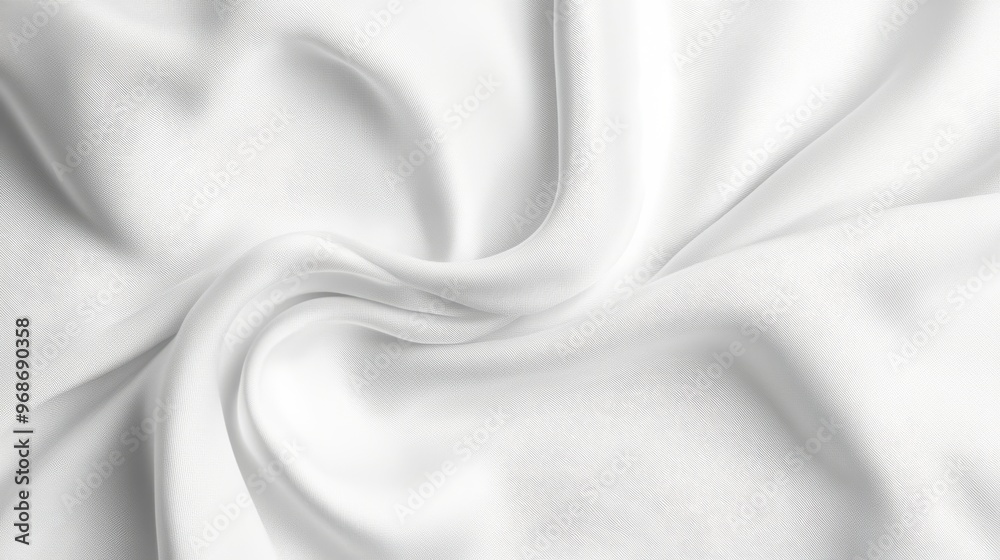 Fototapeta premium Smooth white canvas background with minimal texture,