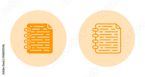 Note Page Vector Icon