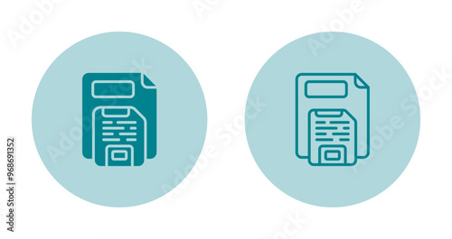 Save Button Vector Icon