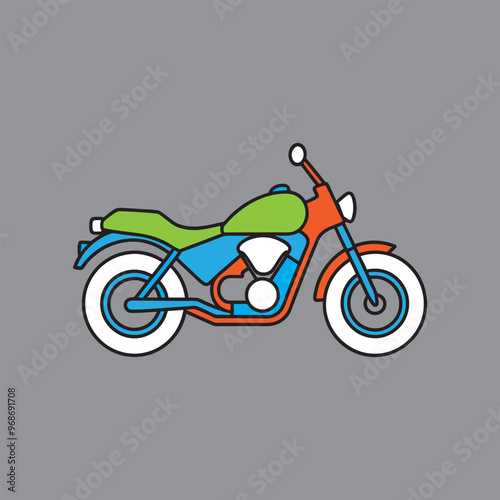 vector motorcycle icon