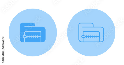 Zip File Vector Icon