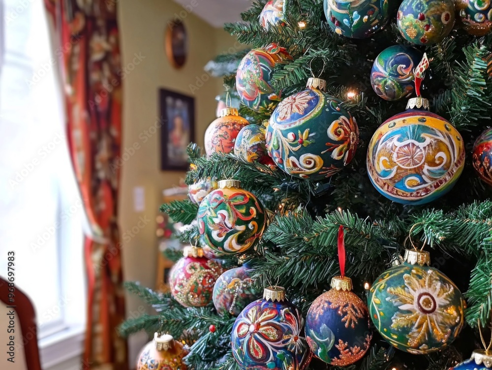 Decorated Christmas Tree Ornaments Decorated Christmas Tree Ornaments