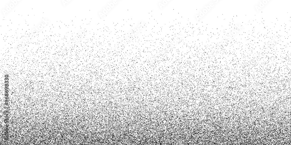 Noise dot grain background with abstract grunge texture, vector gradient. Grain noise background of black irregular dots and grainy halftone fade effect with sand dust particles on dotwork gradient Noise dot grain background with abstract grunge texture, vector gradient. Grain noise background of black irregular dots and grainy halftone fade effect with sand dust particles on dotwork gradient