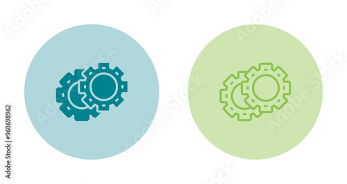 Gears Vector Icon