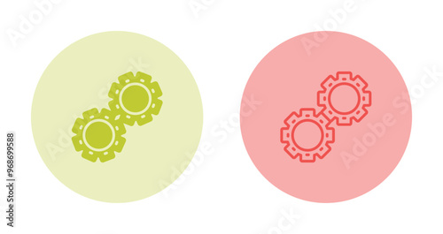 Gears Vector Icon