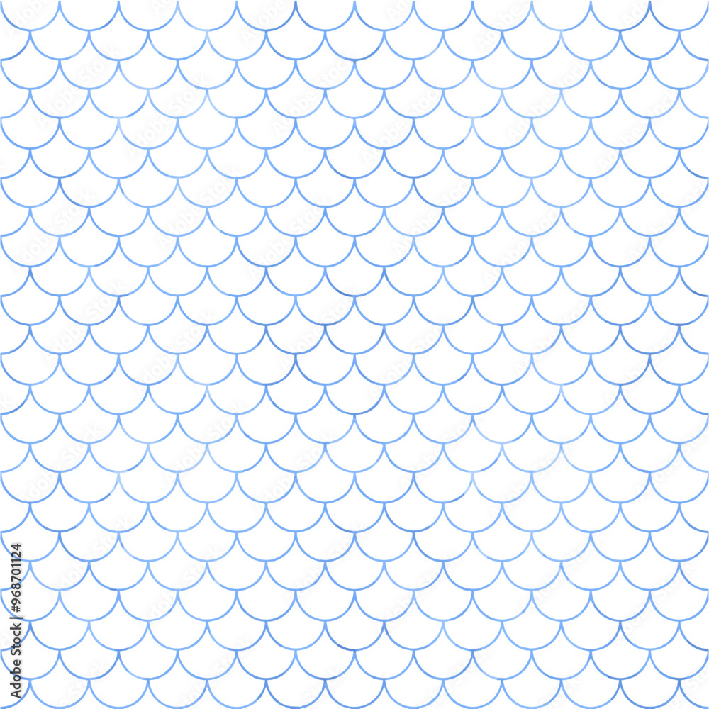 seamless pattern with mermaid scale