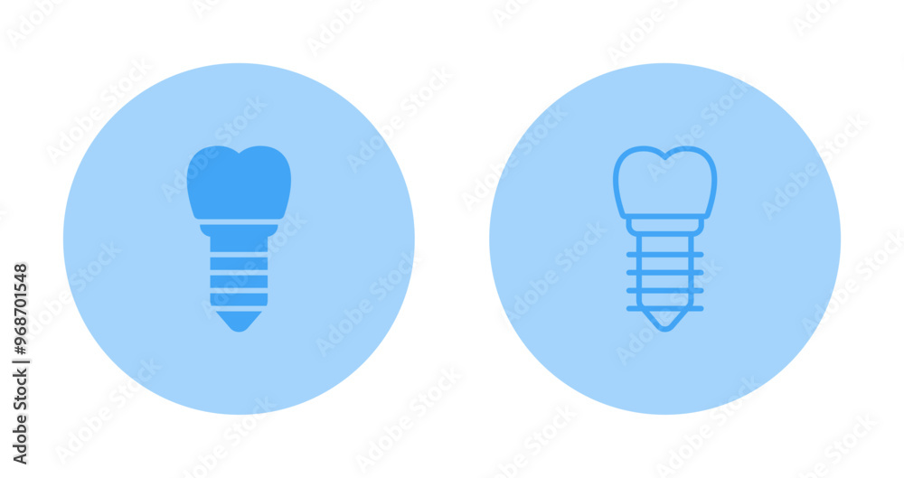 Implant Vector Icon Implant Vector Icon