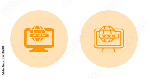 Computer Vector Icon
