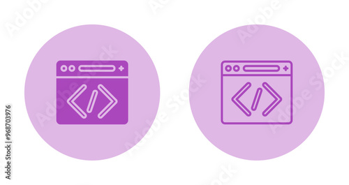 Coding Vector Icon