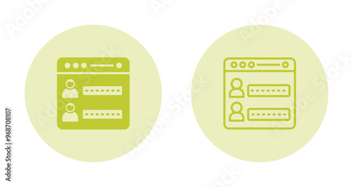 Log In Vector Icon